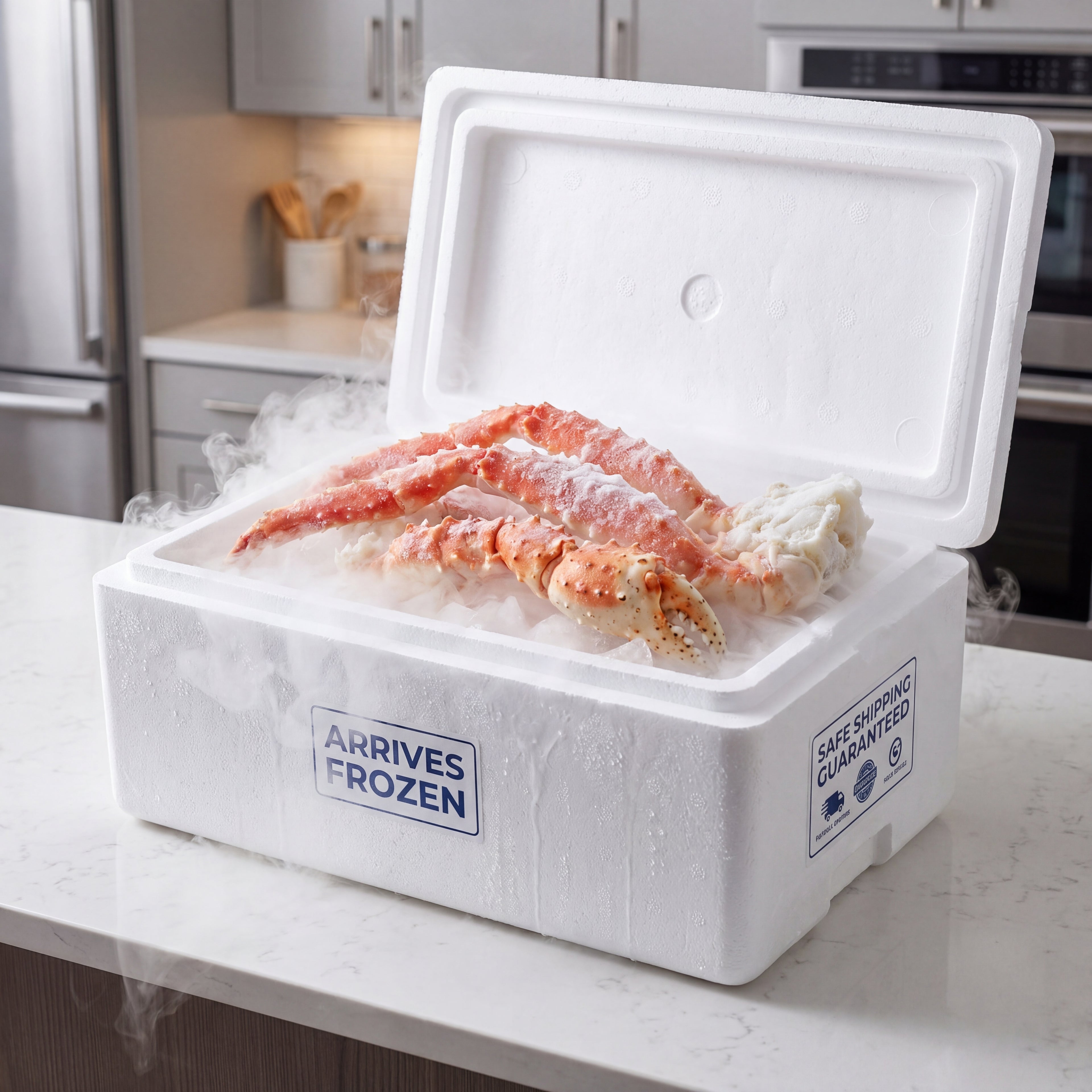 The Ultimate Family Feast: Colossal Red King Crab Legs - Hand-Selected for Highest Meat-to-Shell Ratio