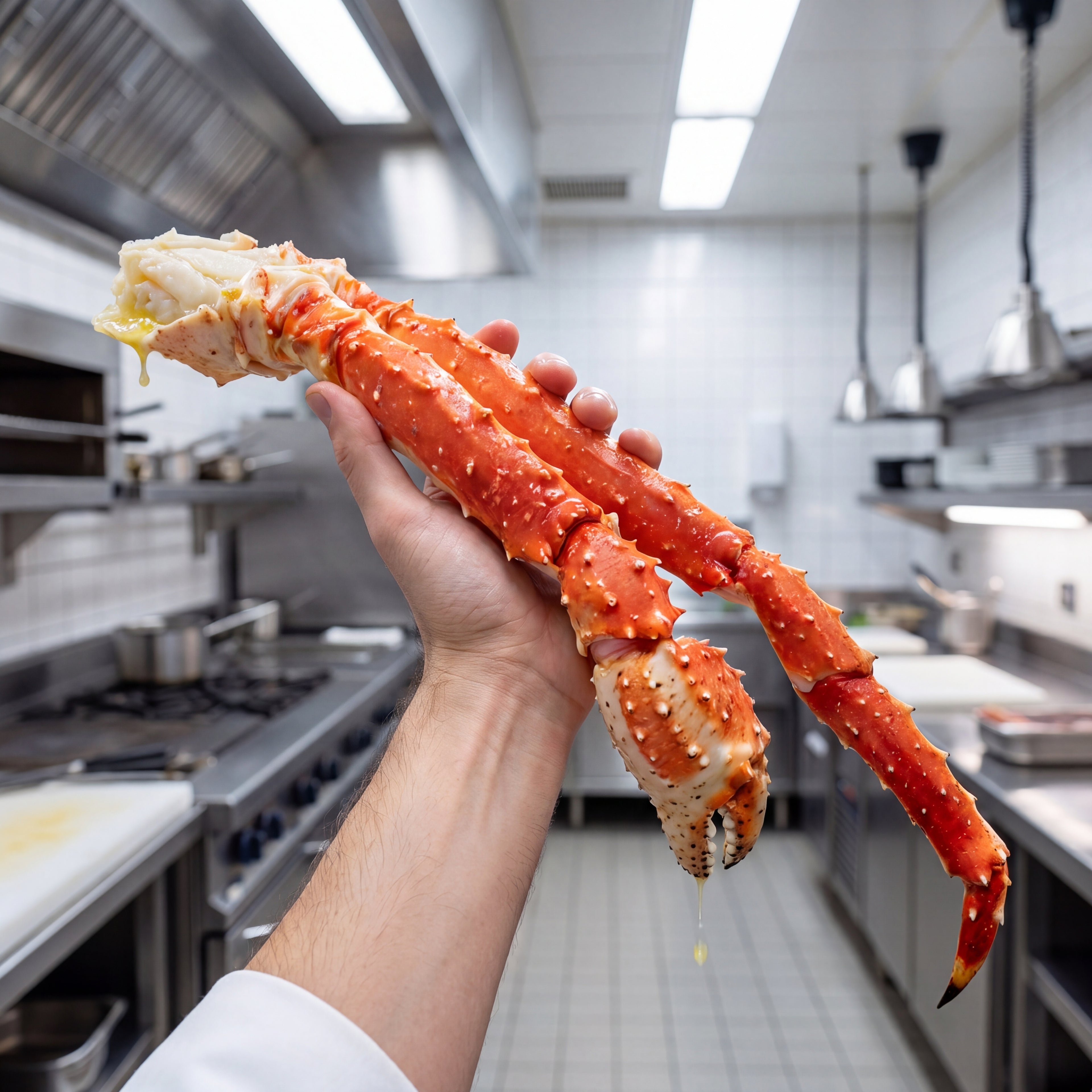 The Ultimate Family Feast: Colossal Red King Crab Legs - Hand-Selected for Highest Meat-to-Shell Ratio